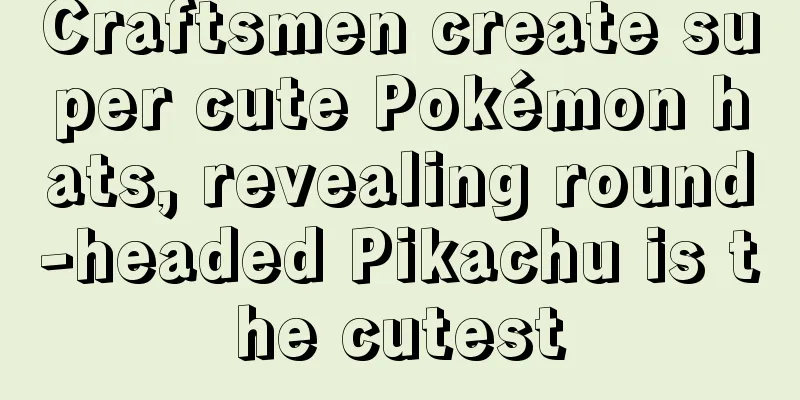 Craftsmen create super cute Pokémon hats, revealing round-headed Pikachu is the cutest