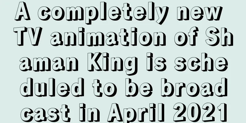 A completely new TV animation of Shaman King is scheduled to be broadcast in April 2021