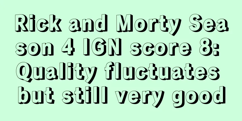 Rick and Morty Season 4 IGN score 8: Quality fluctuates but still very good