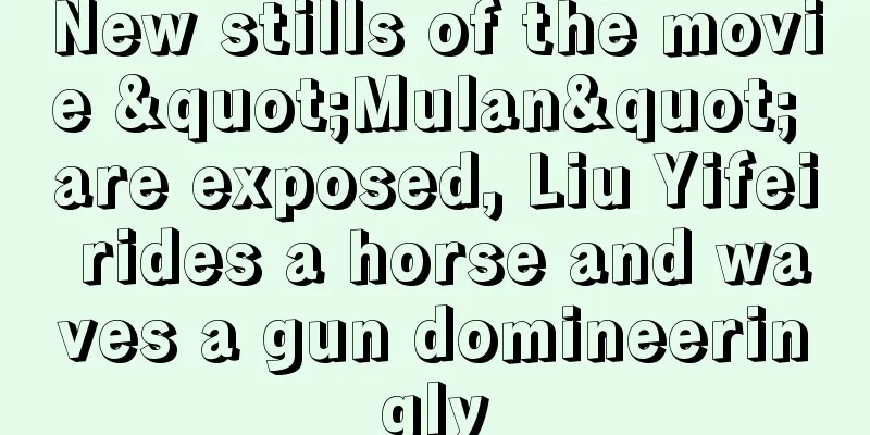 New stills of the movie "Mulan" are exposed, Liu Yifei rides a horse and waves a gun domineeringly