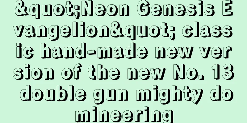 "Neon Genesis Evangelion" classic hand-made new version of the new No. 13 double gun mighty domineering