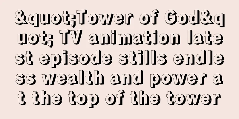 "Tower of God" TV animation latest episode stills endless wealth and power at the top of the tower
