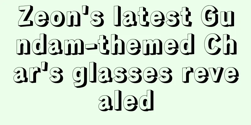 Zeon's latest Gundam-themed Char's glasses revealed