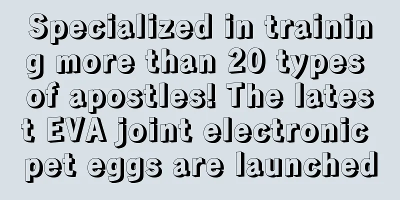 Specialized in training more than 20 types of apostles! The latest EVA joint electronic pet eggs are launched