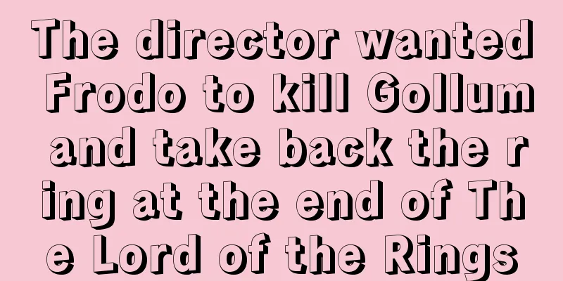 The director wanted Frodo to kill Gollum and take back the ring at the end of The Lord of the Rings