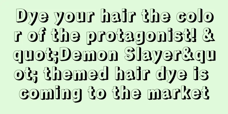 Dye your hair the color of the protagonist! "Demon Slayer" themed hair dye is coming to the market