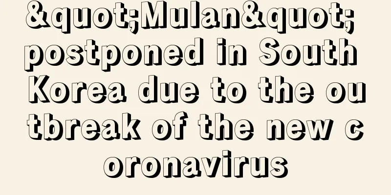 "Mulan" postponed in South Korea due to the outbreak of the new coronavirus