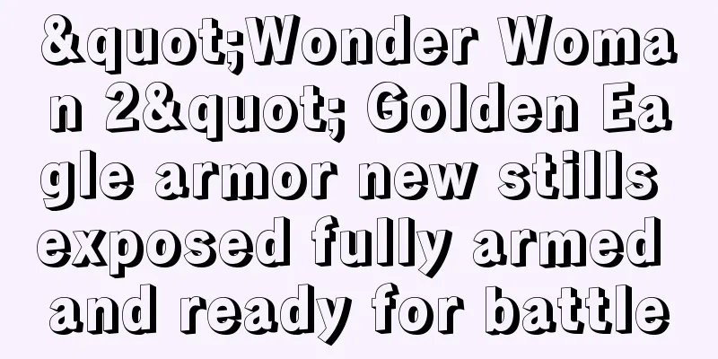 "Wonder Woman 2" Golden Eagle armor new stills exposed fully armed and ready for battle
