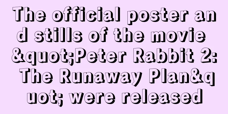 The official poster and stills of the movie "Peter Rabbit 2: The Runaway Plan" were released