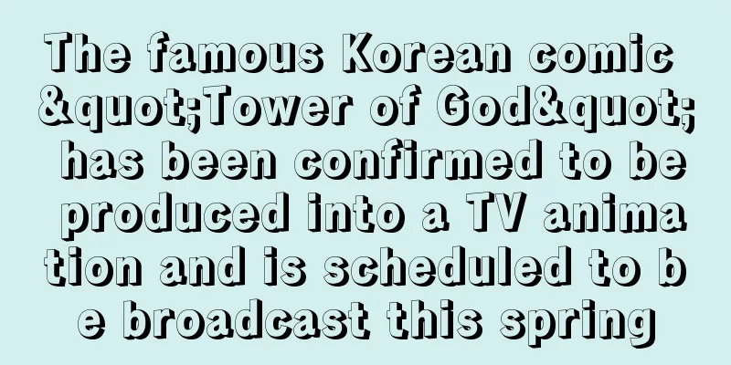The famous Korean comic "Tower of God" has been confirmed to be produced into a TV animation and is scheduled to be broadcast this spring