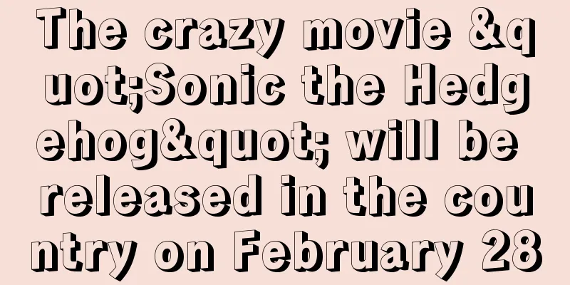The crazy movie "Sonic the Hedgehog" will be released in the country on February 28