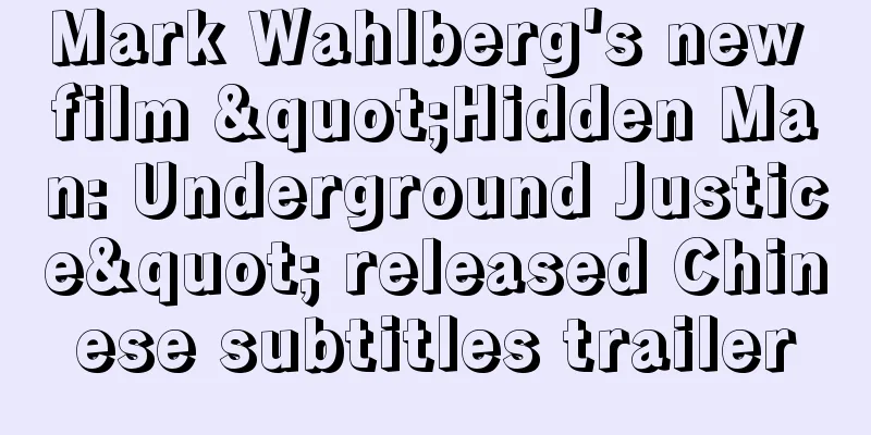 Mark Wahlberg's new film "Hidden Man: Underground Justice" released Chinese subtitles trailer