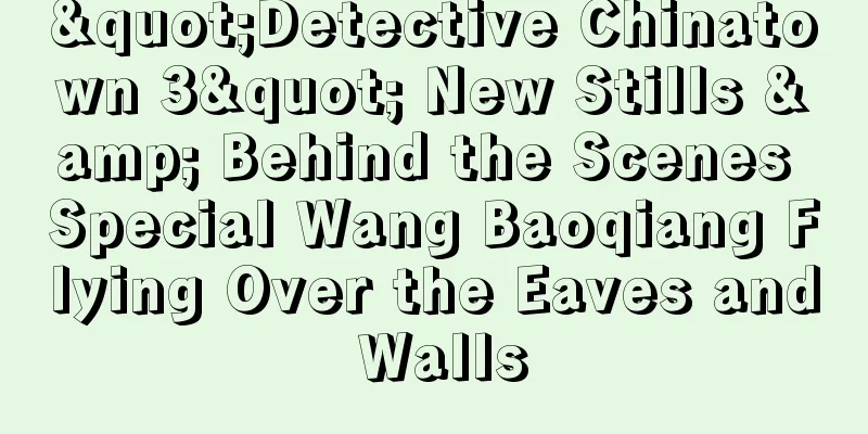 "Detective Chinatown 3" New Stills & Behind the Scenes Special Wang Baoqiang Flying Over the Eaves and Walls