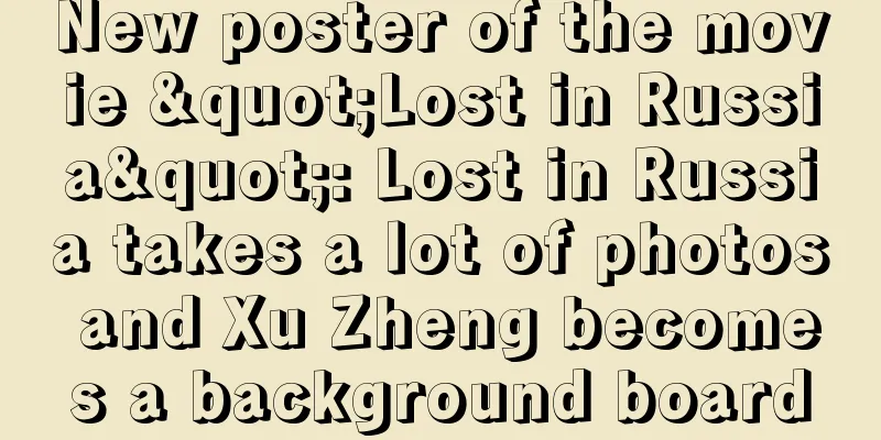 New poster of the movie "Lost in Russia": Lost in Russia takes a lot of photos and Xu Zheng becomes a background board