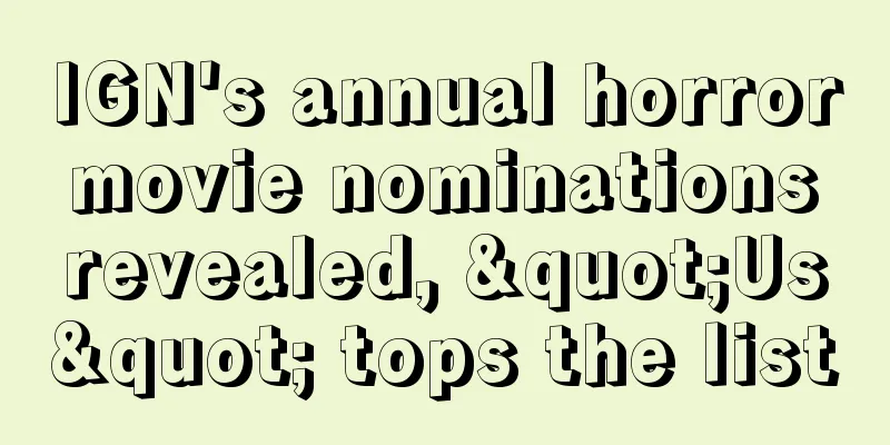 IGN's annual horror movie nominations revealed, "Us" tops the list