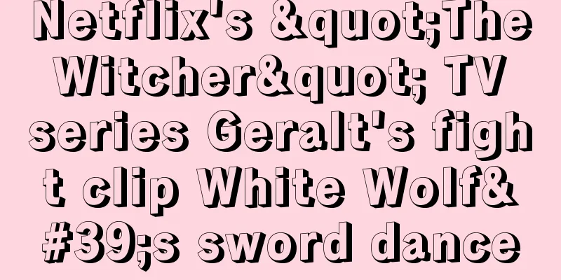 Netflix's "The Witcher" TV series Geralt's fight clip White Wolf's sword dance