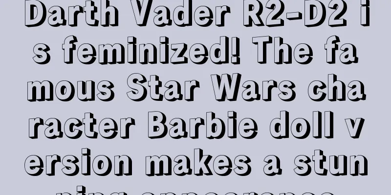 Darth Vader R2-D2 is feminized! The famous Star Wars character Barbie doll version makes a stunning appearance