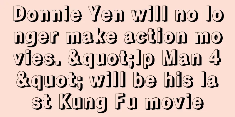 Donnie Yen will no longer make action movies. "Ip Man 4" will be his last Kung Fu movie