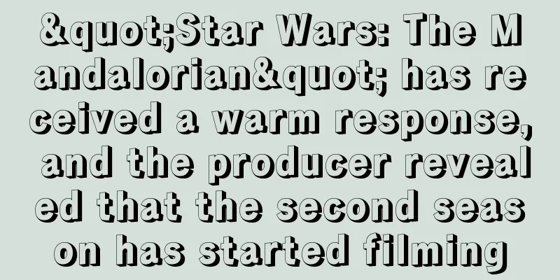 "Star Wars: The Mandalorian" has received a warm response, and the producer revealed that the second season has started filming