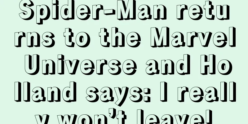 Spider-Man returns to the Marvel Universe and Holland says: I really won’t leave!