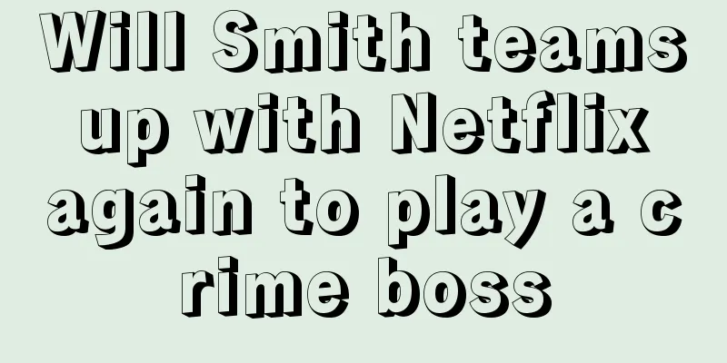 Will Smith teams up with Netflix again to play a crime boss