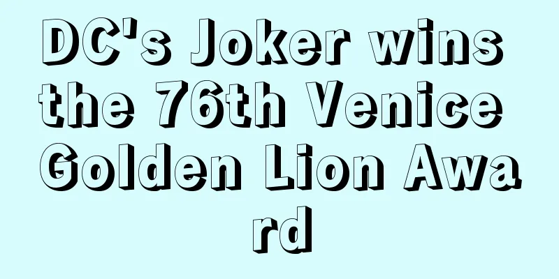 DC's Joker wins the 76th Venice Golden Lion Award