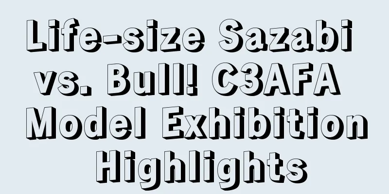 Life-size Sazabi vs. Bull! C3AFA Model Exhibition Highlights