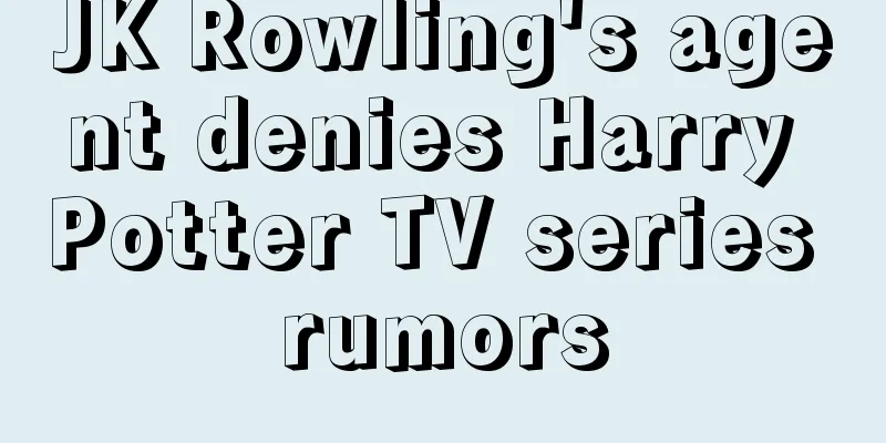 JK Rowling's agent denies Harry Potter TV series rumors