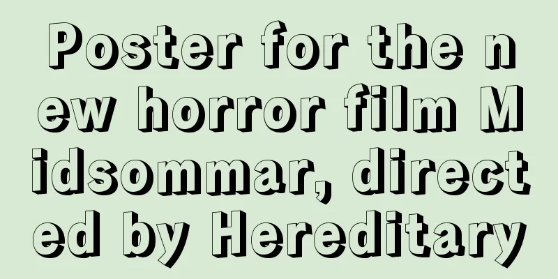 Poster for the new horror film Midsommar, directed by Hereditary