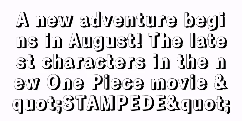 A new adventure begins in August! The latest characters in the new One Piece movie "STAMPEDE"