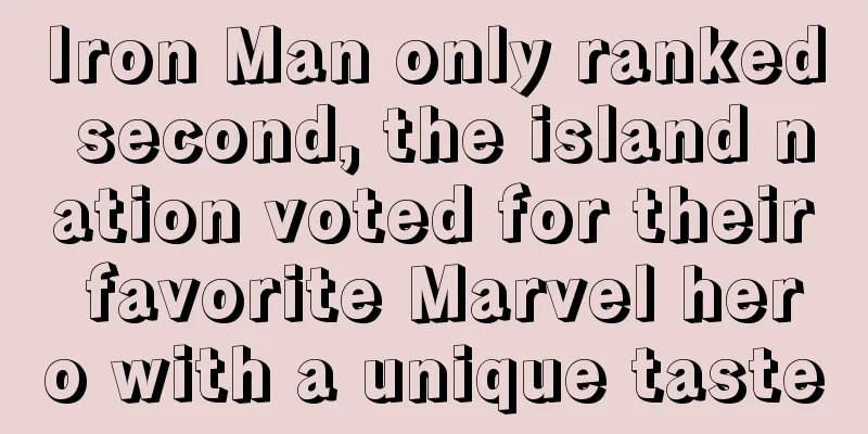 Iron Man only ranked second, the island nation voted for their favorite Marvel hero with a unique taste