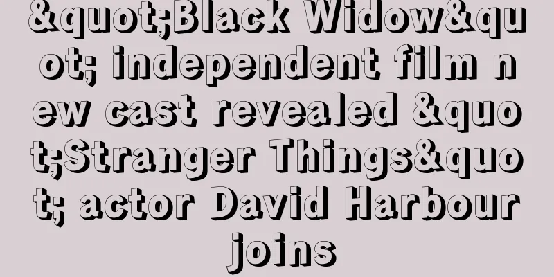 "Black Widow" independent film new cast revealed "Stranger Things" actor David Harbour joins