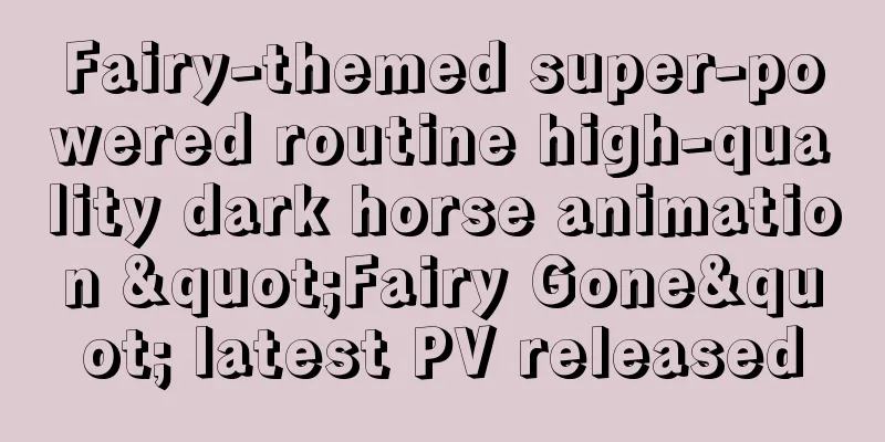 Fairy-themed super-powered routine high-quality dark horse animation "Fairy Gone" latest PV released