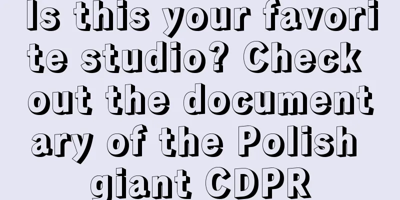 Is this your favorite studio? Check out the documentary of the Polish giant CDPR