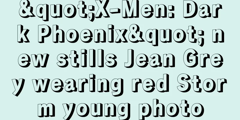 "X-Men: Dark Phoenix" new stills Jean Grey wearing red Storm young photo