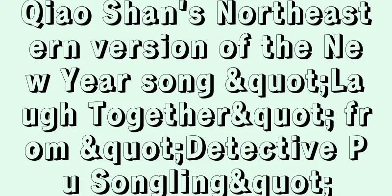 Qiao Shan's Northeastern version of the New Year song "Laugh Together" from "Detective Pu Songling"
