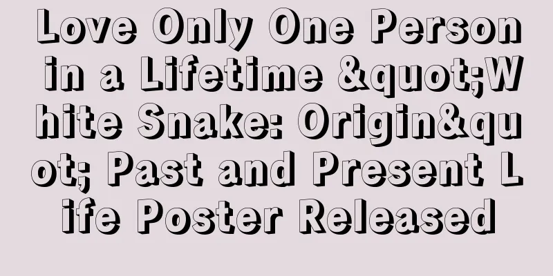 Love Only One Person in a Lifetime "White Snake: Origin" Past and Present Life Poster Released