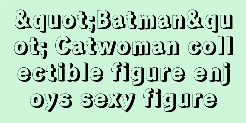 "Batman" Catwoman collectible figure enjoys sexy figure