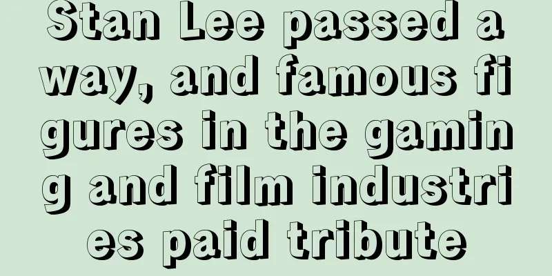 Stan Lee passed away, and famous figures in the gaming and film industries paid tribute