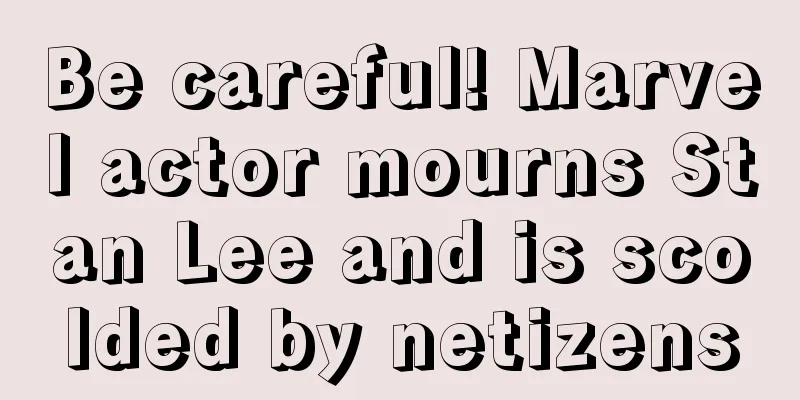 Be careful! Marvel actor mourns Stan Lee and is scolded by netizens