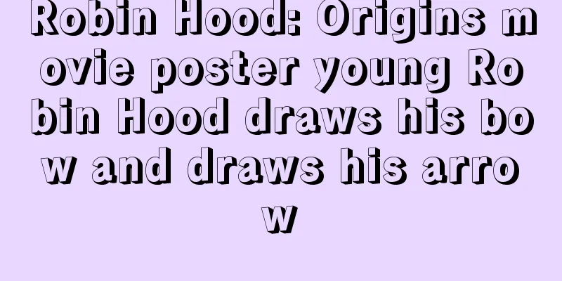 Robin Hood: Origins movie poster young Robin Hood draws his bow and draws his arrow