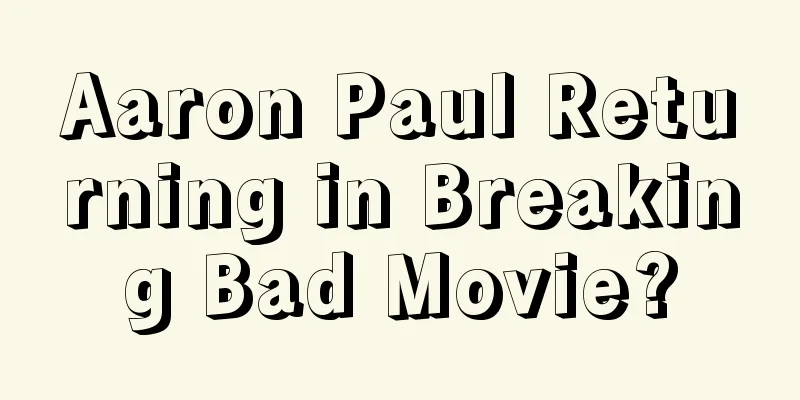 Aaron Paul Returning in Breaking Bad Movie?
