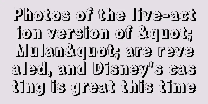 Photos of the live-action version of "Mulan" are revealed, and Disney's casting is great this time