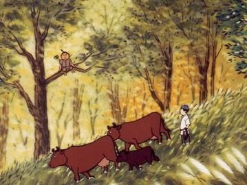 Fukuji and Yumihiko - The moving story of a cowherd boy who crossed the sea and his reputation